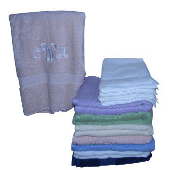 6 Piece Monogrammed Towel Set - Excellent Gift for Grads, New Homeowne –  Arch City Monogramming, LLC